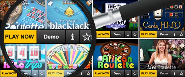 Betin functions of the casino category