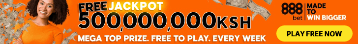 888bet Kenya Free Jackpot